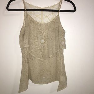 Cute summer top with lace detail
